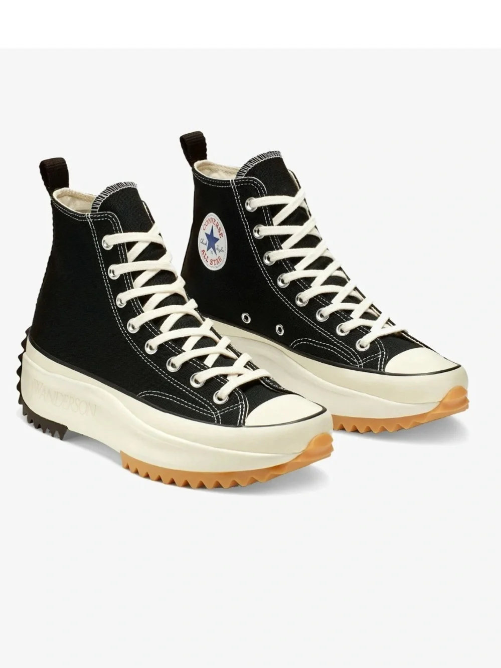 JW Anderson x Converse Run Star Hike Hi Black 164840C women size 7, men size 5.5